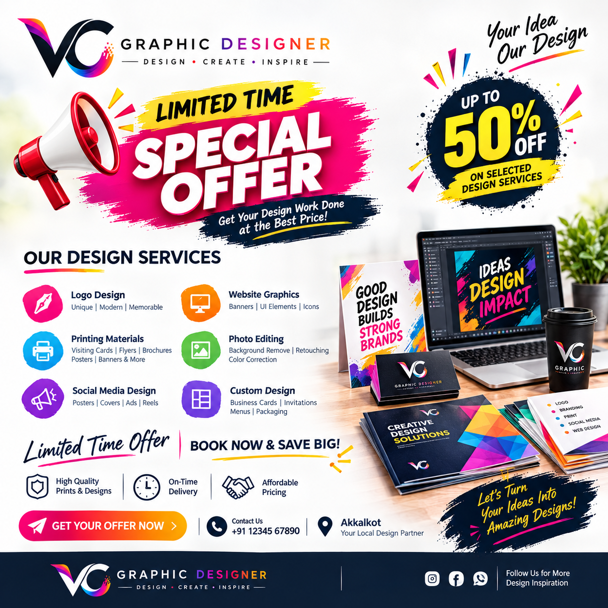 Promotional Social Media Design